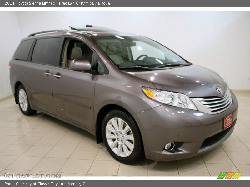 Predawn Gray Mica / Bisque 2011 Toyota Sienna Limited
