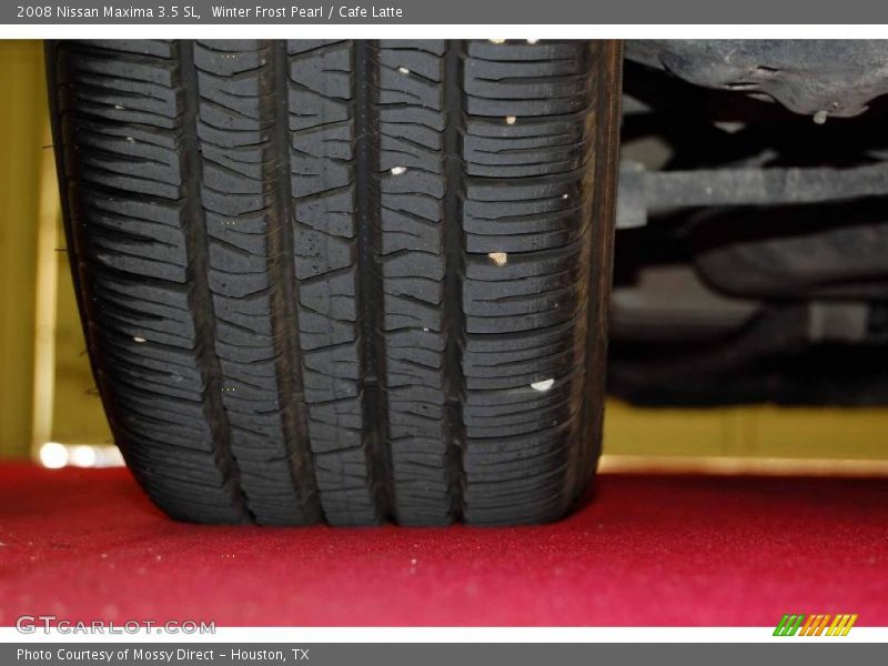 Winter Frost Pearl / Cafe Latte 2008 Nissan Maxima 3.5 SL