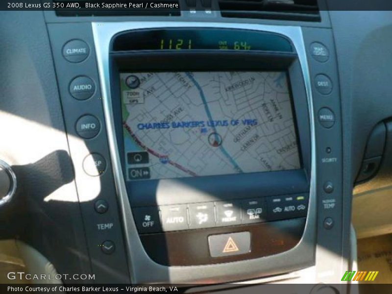 Black Sapphire Pearl / Cashmere 2008 Lexus GS 350 AWD