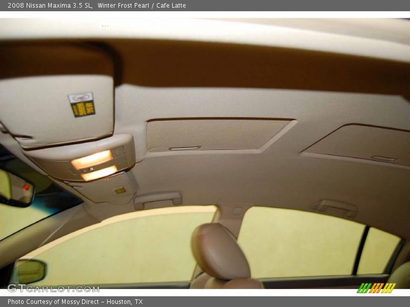 Winter Frost Pearl / Cafe Latte 2008 Nissan Maxima 3.5 SL
