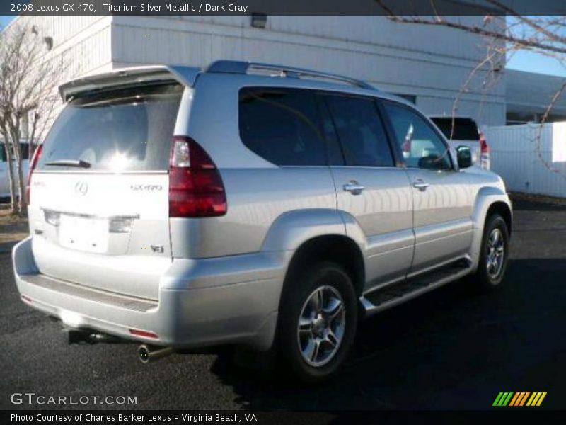 Titanium Silver Metallic / Dark Gray 2008 Lexus GX 470