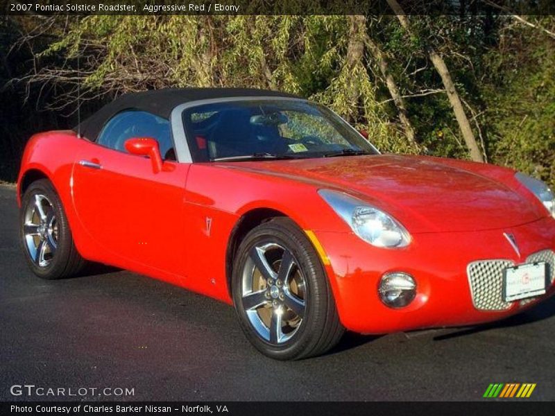Aggressive Red / Ebony 2007 Pontiac Solstice Roadster
