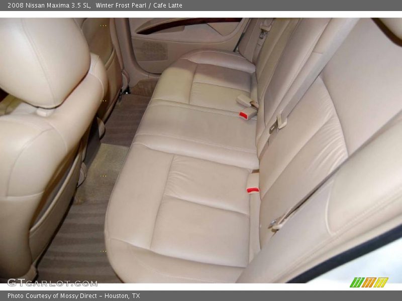 Winter Frost Pearl / Cafe Latte 2008 Nissan Maxima 3.5 SL