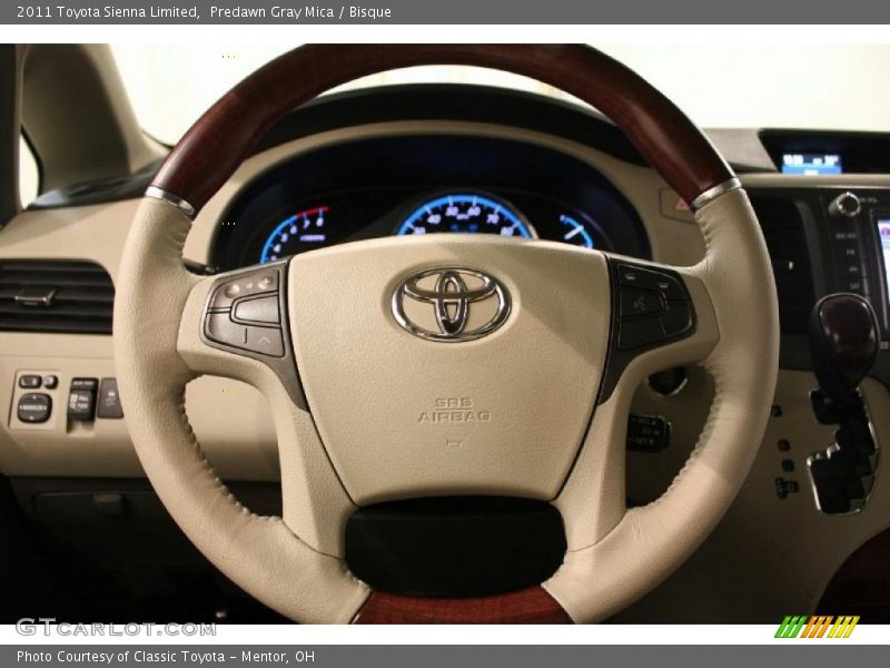 Predawn Gray Mica / Bisque 2011 Toyota Sienna Limited