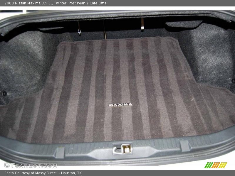 Winter Frost Pearl / Cafe Latte 2008 Nissan Maxima 3.5 SL