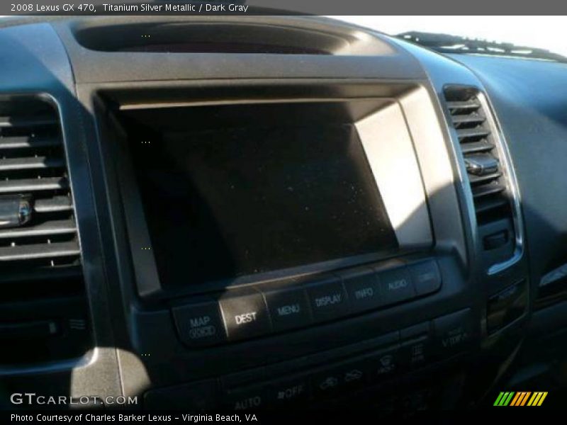 Titanium Silver Metallic / Dark Gray 2008 Lexus GX 470