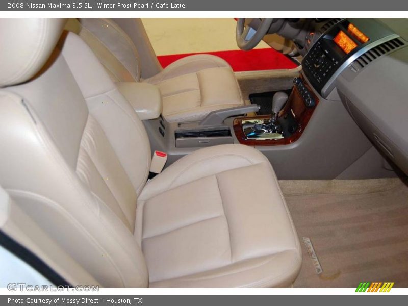 Winter Frost Pearl / Cafe Latte 2008 Nissan Maxima 3.5 SL