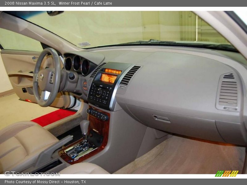 Winter Frost Pearl / Cafe Latte 2008 Nissan Maxima 3.5 SL