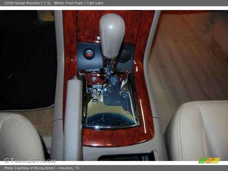 Winter Frost Pearl / Cafe Latte 2008 Nissan Maxima 3.5 SL