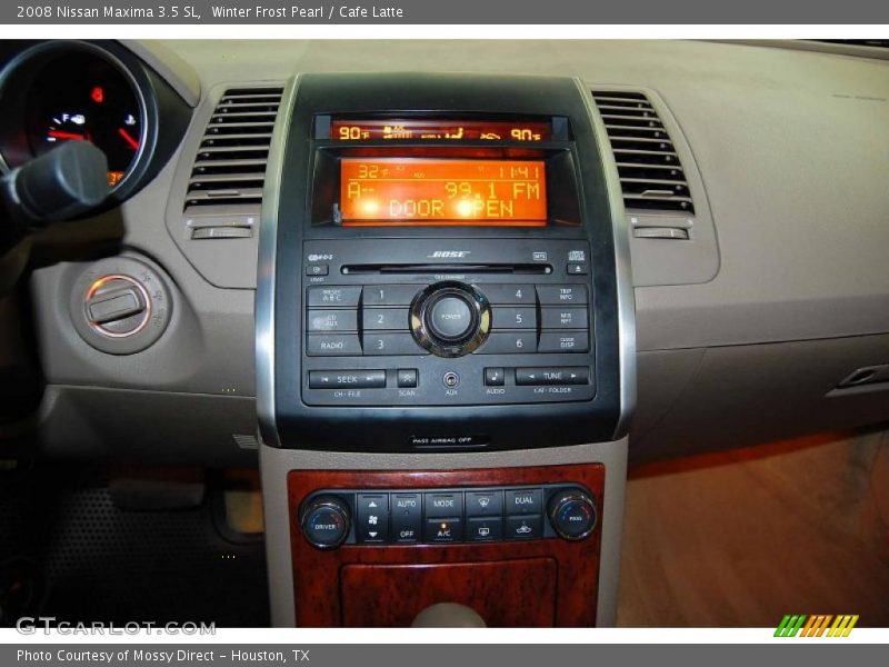 Winter Frost Pearl / Cafe Latte 2008 Nissan Maxima 3.5 SL