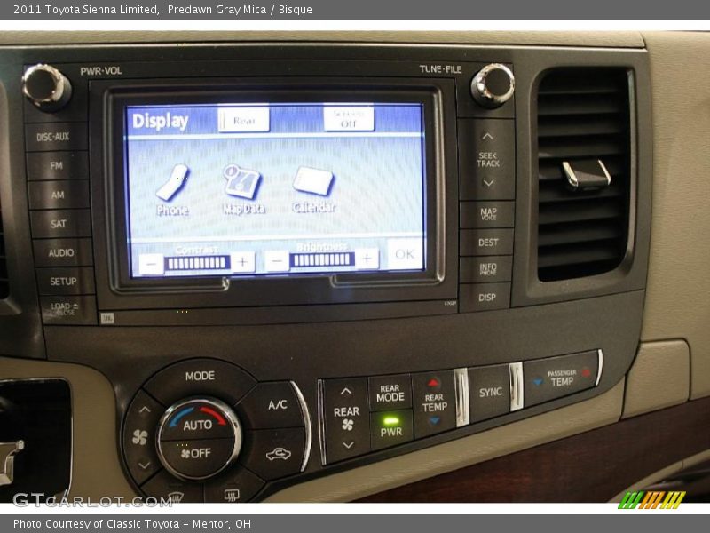 Predawn Gray Mica / Bisque 2011 Toyota Sienna Limited