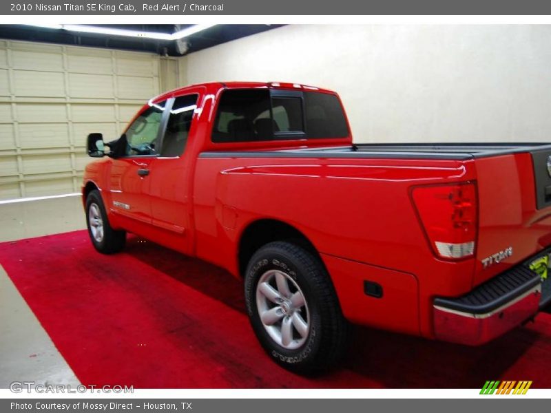 Red Alert / Charcoal 2010 Nissan Titan SE King Cab