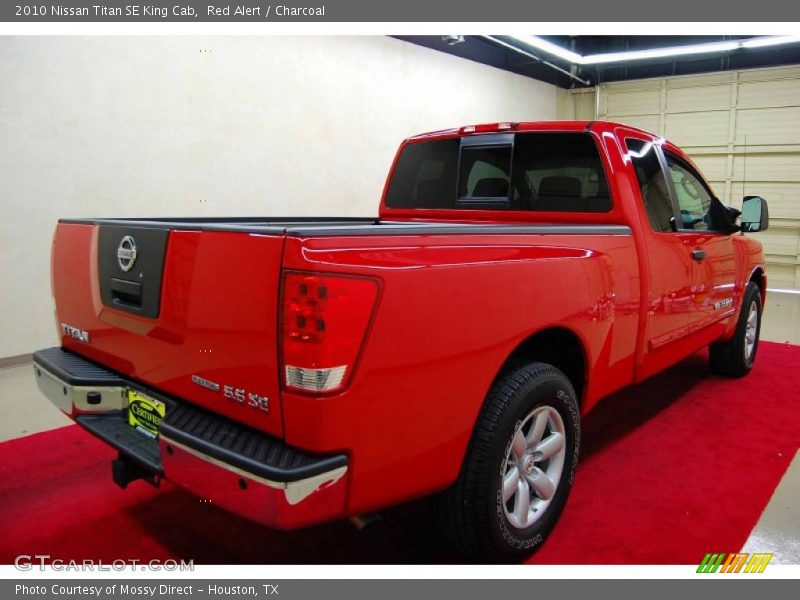 Red Alert / Charcoal 2010 Nissan Titan SE King Cab