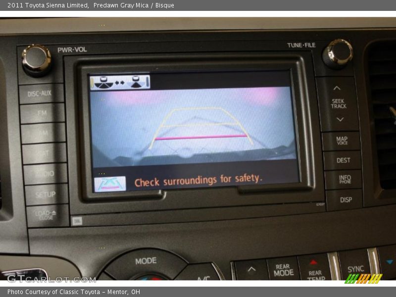 Predawn Gray Mica / Bisque 2011 Toyota Sienna Limited