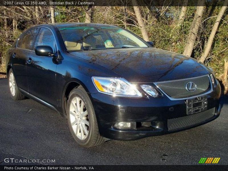Obsidian Black / Cashmere 2007 Lexus GS 350 AWD