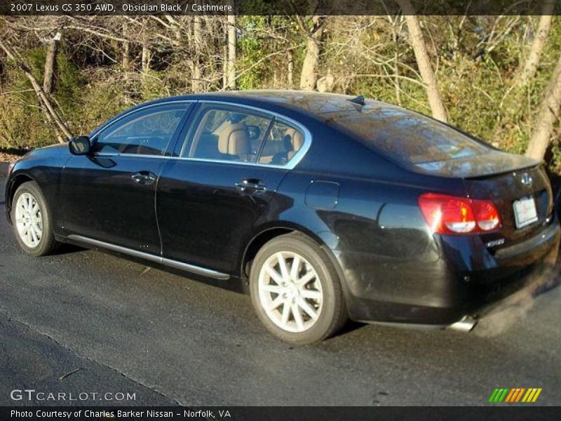 Obsidian Black / Cashmere 2007 Lexus GS 350 AWD