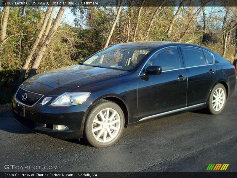 Obsidian Black / Cashmere 2007 Lexus GS 350 AWD
