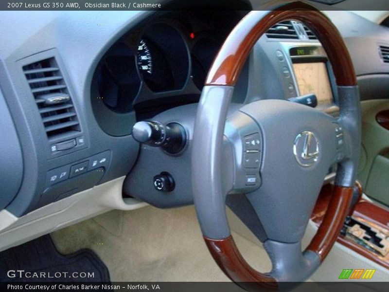 Obsidian Black / Cashmere 2007 Lexus GS 350 AWD