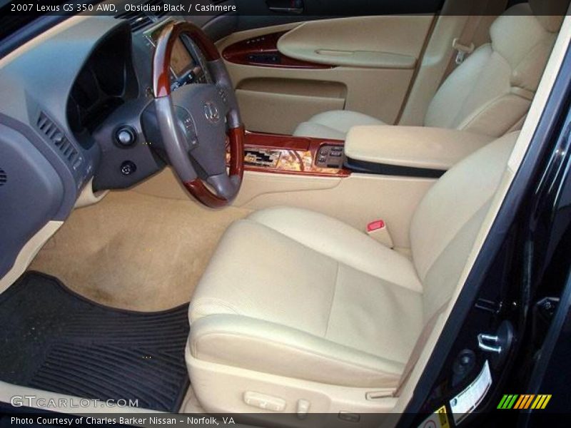 Obsidian Black / Cashmere 2007 Lexus GS 350 AWD