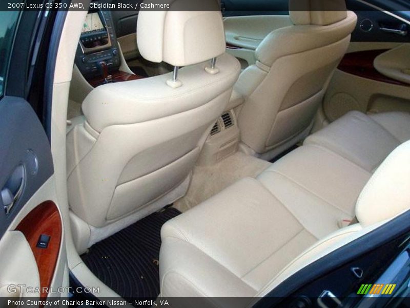 Obsidian Black / Cashmere 2007 Lexus GS 350 AWD