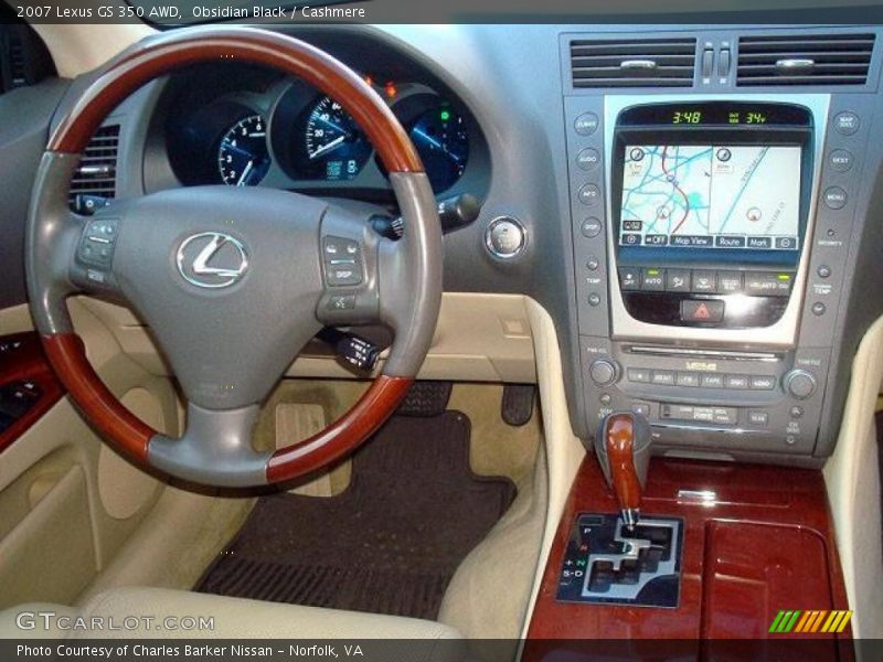 Obsidian Black / Cashmere 2007 Lexus GS 350 AWD