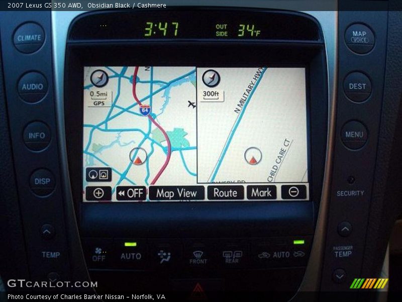Obsidian Black / Cashmere 2007 Lexus GS 350 AWD