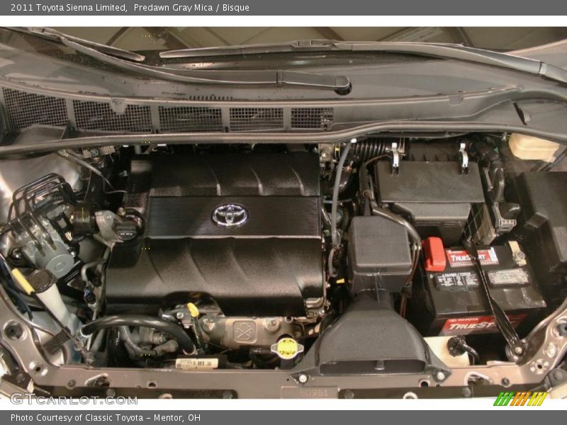 Predawn Gray Mica / Bisque 2011 Toyota Sienna Limited