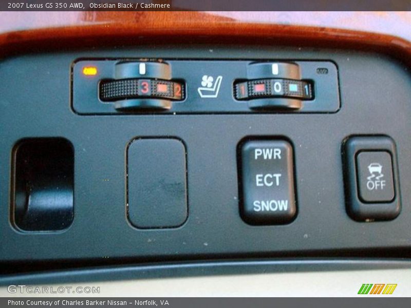 Obsidian Black / Cashmere 2007 Lexus GS 350 AWD