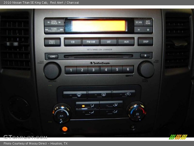 Red Alert / Charcoal 2010 Nissan Titan SE King Cab