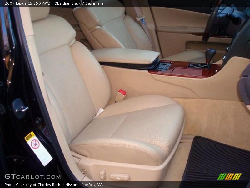 Obsidian Black / Cashmere 2007 Lexus GS 350 AWD