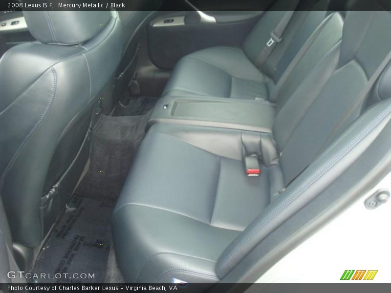Mercury Metallic / Black 2008 Lexus IS F