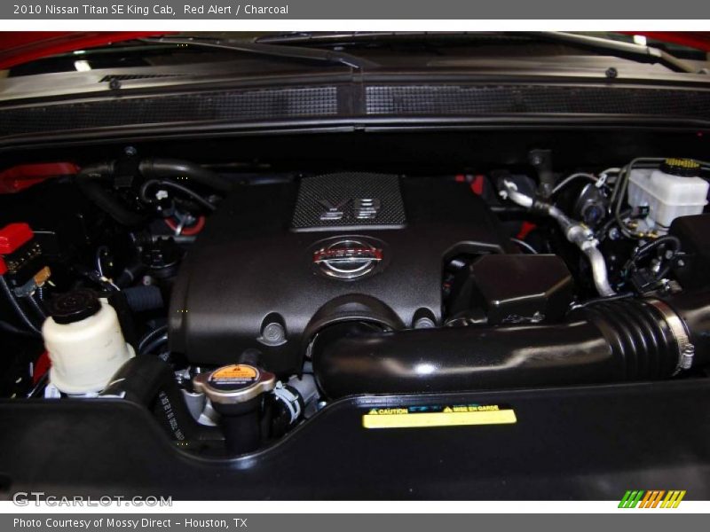 Red Alert / Charcoal 2010 Nissan Titan SE King Cab