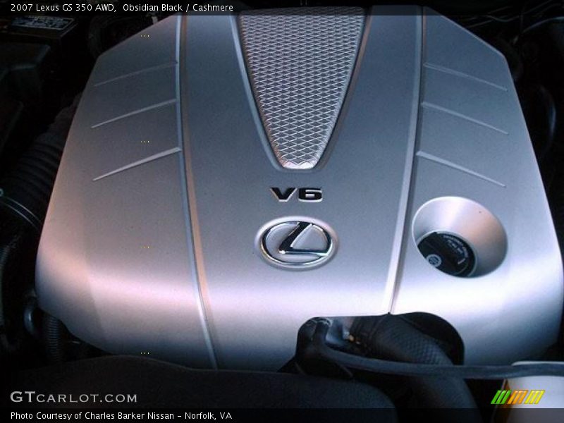 Obsidian Black / Cashmere 2007 Lexus GS 350 AWD