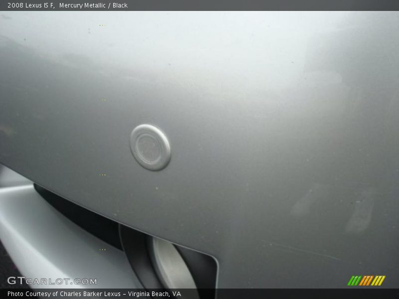 Mercury Metallic / Black 2008 Lexus IS F