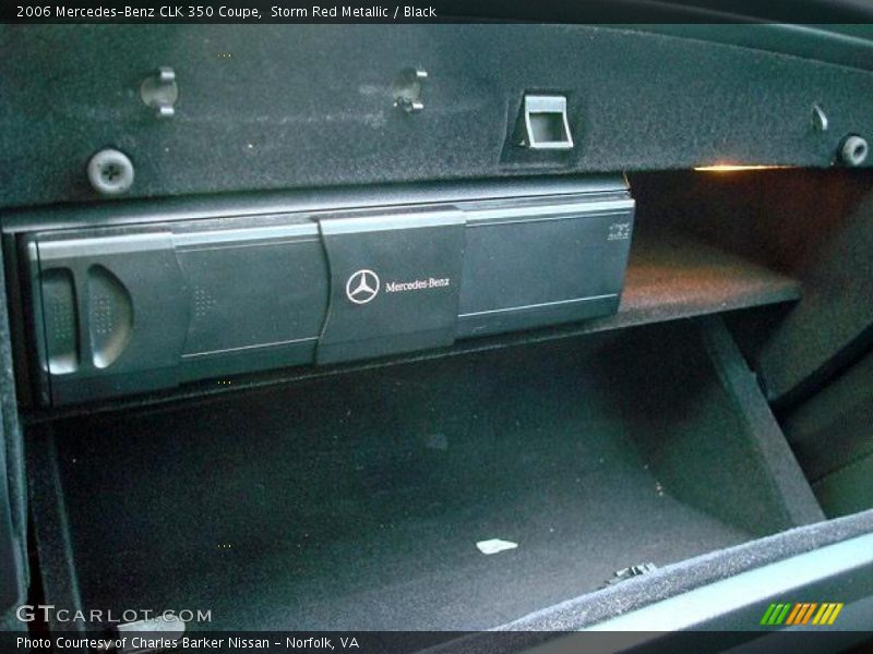 Storm Red Metallic / Black 2006 Mercedes-Benz CLK 350 Coupe