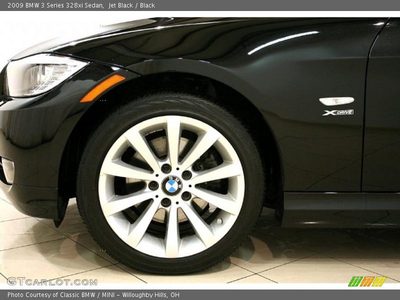 Jet Black / Black 2009 BMW 3 Series 328xi Sedan