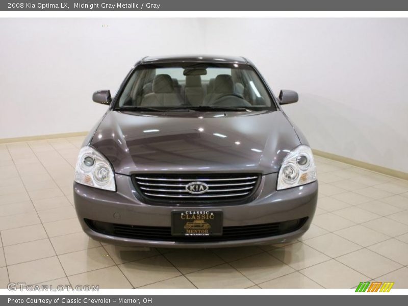 Midnight Gray Metallic / Gray 2008 Kia Optima LX