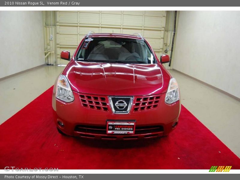Venom Red / Gray 2010 Nissan Rogue SL