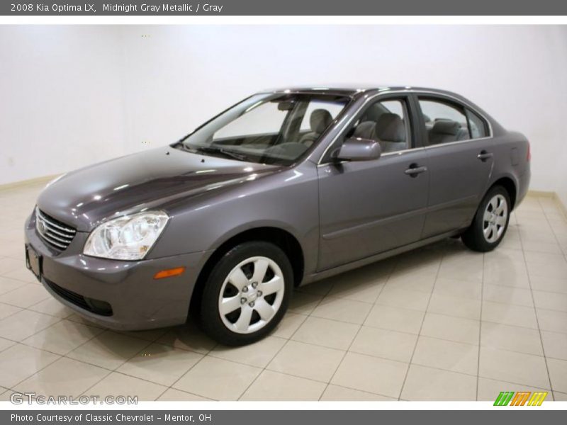 Midnight Gray Metallic / Gray 2008 Kia Optima LX