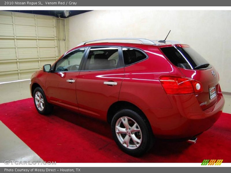 Venom Red / Gray 2010 Nissan Rogue SL