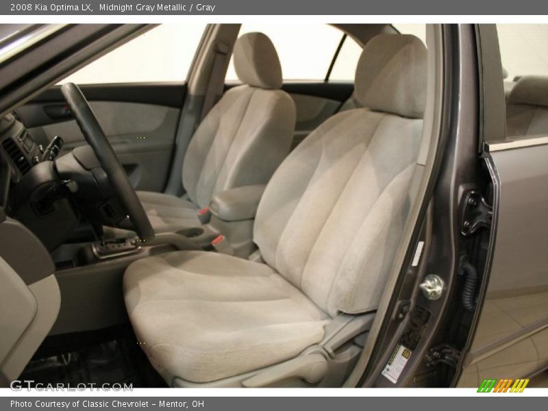 Midnight Gray Metallic / Gray 2008 Kia Optima LX