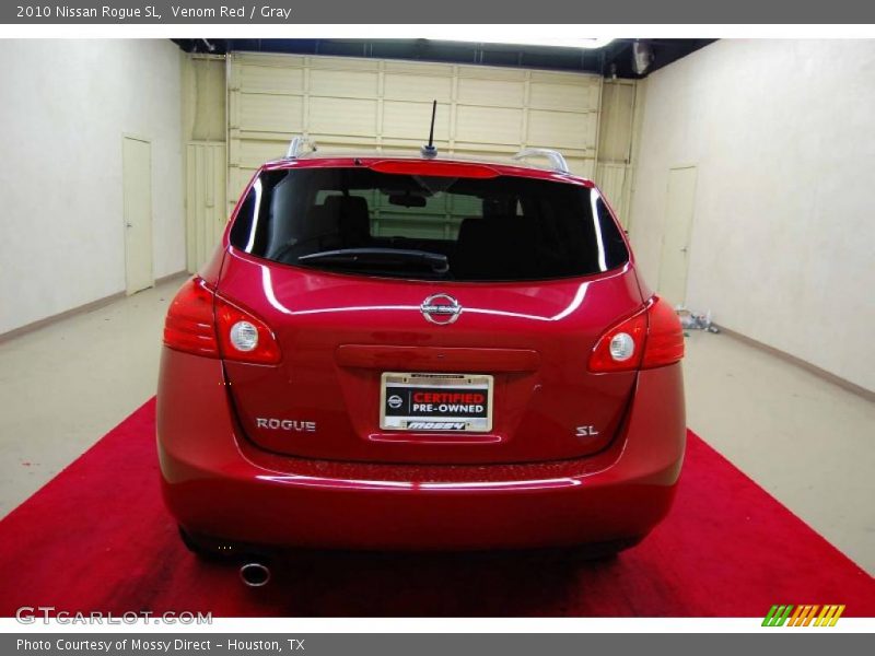 Venom Red / Gray 2010 Nissan Rogue SL
