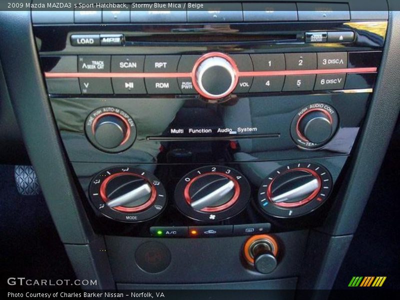 Controls of 2009 MAZDA3 s Sport Hatchback