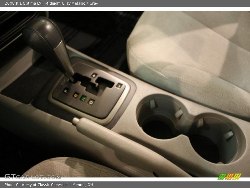 Midnight Gray Metallic / Gray 2008 Kia Optima LX