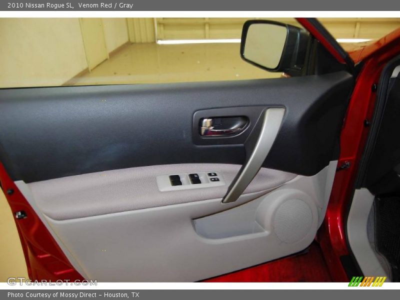 Venom Red / Gray 2010 Nissan Rogue SL