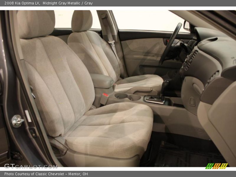 Midnight Gray Metallic / Gray 2008 Kia Optima LX