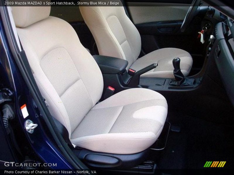  2009 MAZDA3 s Sport Hatchback Beige Interior