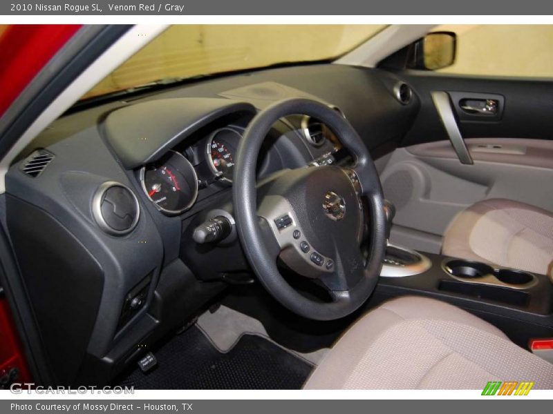 Venom Red / Gray 2010 Nissan Rogue SL