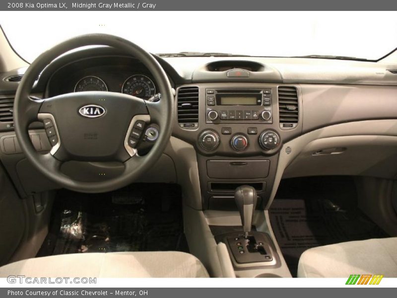 Midnight Gray Metallic / Gray 2008 Kia Optima LX