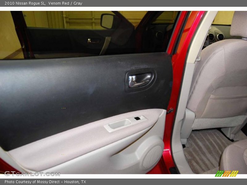 Venom Red / Gray 2010 Nissan Rogue SL
